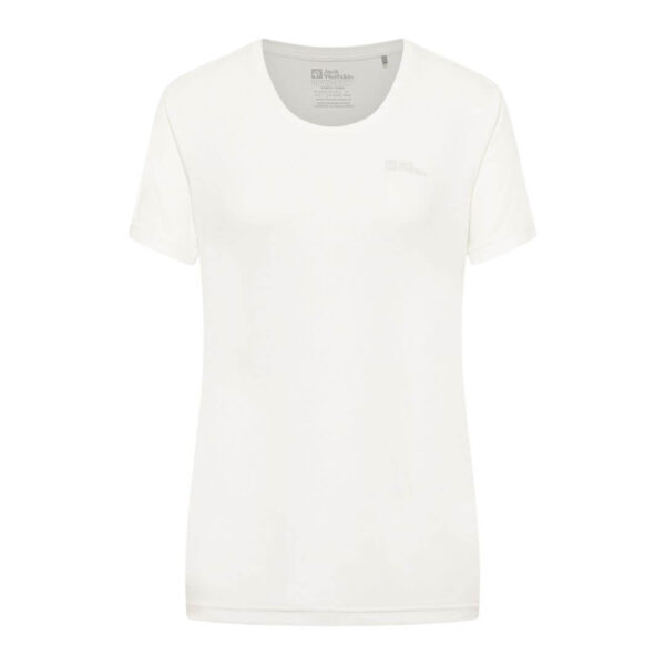 Jack Wolfskin Tech T Dame T-shirt - Hvid