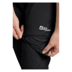 Jack Wolfskin Hikeout Zip-off Vandrebukser Dame - Sort