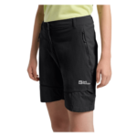 Jack Wolfskin Hikeout Zip-off Vandrebukser Dame - Sort