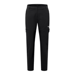 Jack Wolfskin Hikeout Zip-off Vandrebukser Dame - Sort