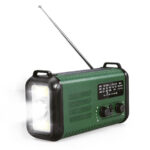 Aquipe Nødradio FM/AM med 20.000 mAh Powerbank - Grøn