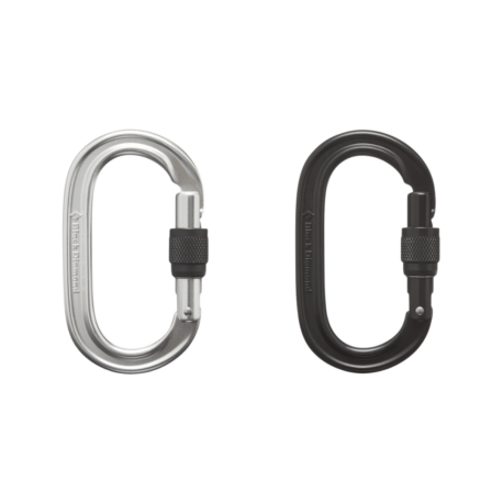 Oval Keylock Screwgate Biner – Black Diamond