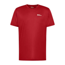 T-shirt til herre – Jack Wolfskin Tech T – Rød