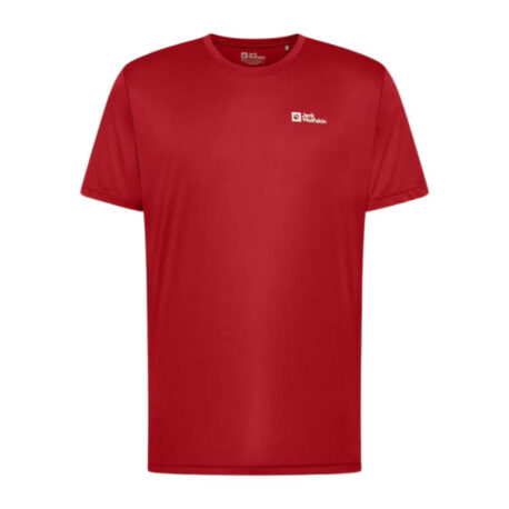 T-shirt til herre – Jack Wolfskin Tech T – Rød