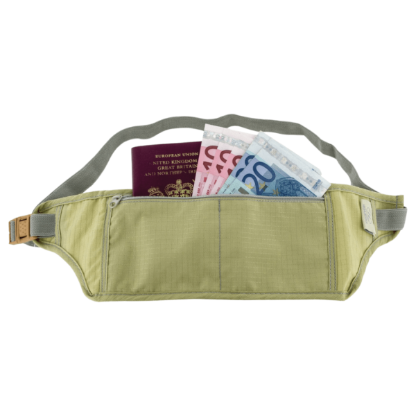 Highlander Pengebælte med To Lommer – Beige – Tasker