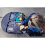 Gregory Quadro Pro Kabinekuffert 40-47L Udvidelig - Sort