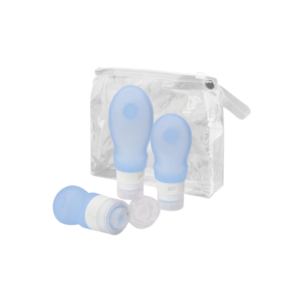 TravelSafe Squeeze Bottle Set - 3 Rejseflasker i Silikone