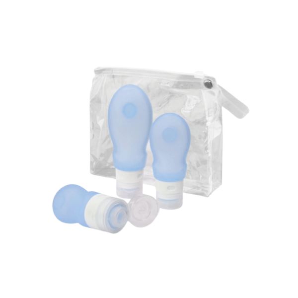 TravelSafe Squeeze Bottle Set – 3 Rejseflasker i Silikone