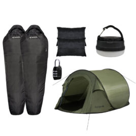 Festivalpakke - Pop-up telt - 1-2 personer