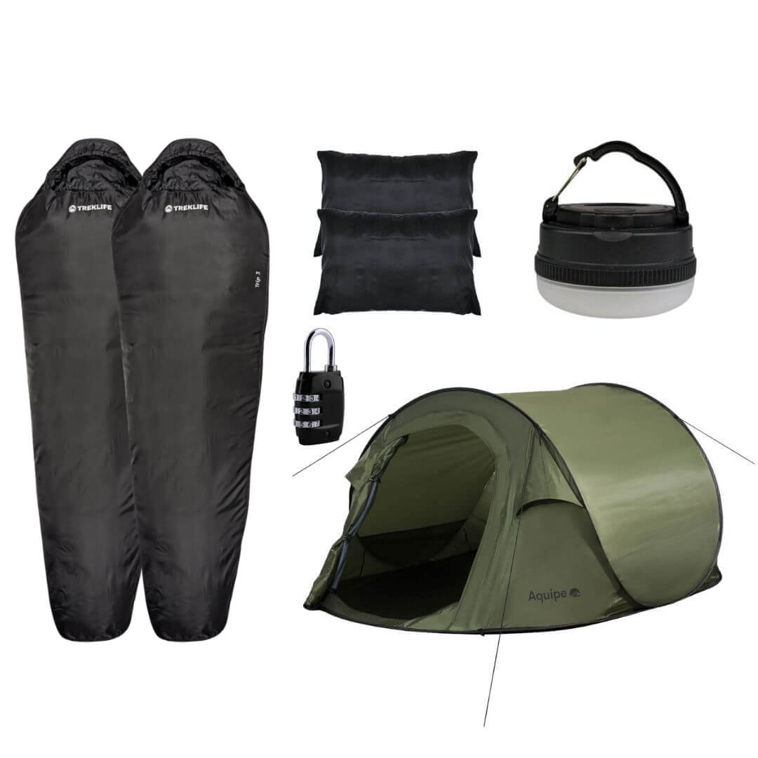 Festivalpakke - Pop-up telt - 1-2 personer Festivalpakke - Pop-up telt - 1-2 personer