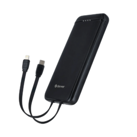 Powerbank - 10.000 mah - Quickcharge inkl. USB-kabler