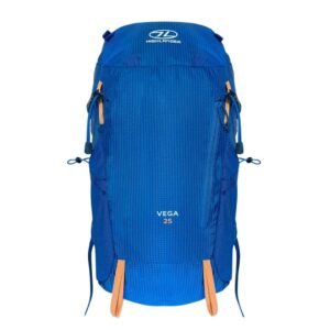 Highlander Vega 25L Daypack med Regnslag - Blå/Grå