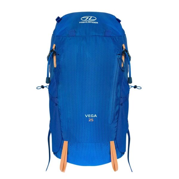 Highlander Vega 25L Daypack med Regnslag – Blå/Grå – Rygsække