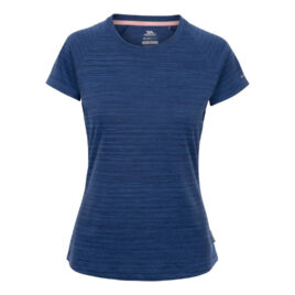 T-shirt til dame – Trespass Vickland TP75 – Mørkeblå