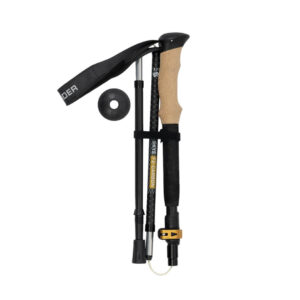 Highlander Skye FZ Vandrestav Carbon - Foldbar 115-135 cm