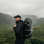 Highlander Novar Backpacking Rygsæk 60+5 Liter - Med Regnslag