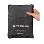 Treklife Microfiber Håndklæde 200x100 cm - Hurtigtørrende