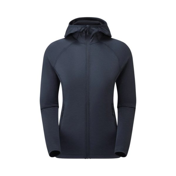Montane Protium Lite Hoodie Dame – Letvægts Fleece – Blå – Fleecetrøjer