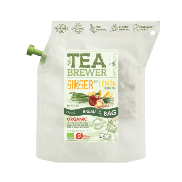 The Brew Company Ginger & Lemon Te – Økologisk Outdoor Te – Bestik