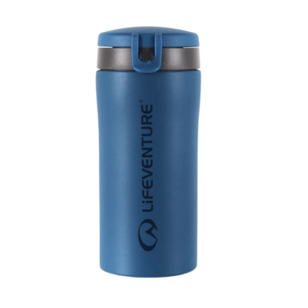 LifeVenture Flip-Top Thermal Mug 300 ml – Blå – Termokander