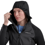 Montane Sirocco Lite Hoodie Dame - Vindtæt Letvægtstrøje - Sort