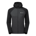 Montane Sirocco Lite Hoodie Dame - Vindtæt Letvægtstrøje - Sort