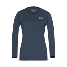 Trøje til dame - Jack Wolfskin - Sky Thermal LS W - Mørkeblå