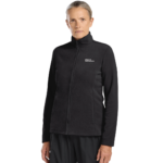 Jack Wolfskin Taunus FZ Fleecejakke Dame - Sort