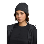 Jack Wolfskin Rib Knit Beanie Fleeceforet Hue - Sort