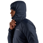 Montane Sirocco Hoodie Isoleringsjakke Herre - Mørkeblå