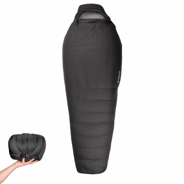 Treklife Goose Down 600 UL Dunsovepose 850 cuin – Sort – Soveposer
