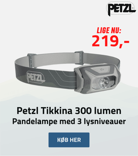 Pandelampe – Petzl Tikkina 300 lumen