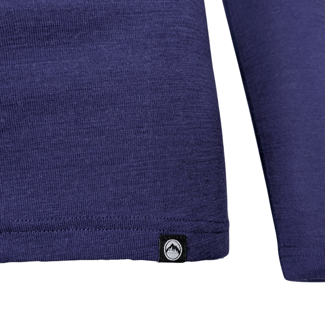 Uldundertøj sæt - Dame - 100% merino uld - Blå