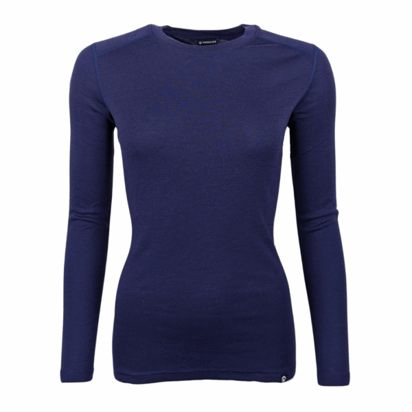 Treklife Merino Uldundertrøje Dame - Base Layer - Blå