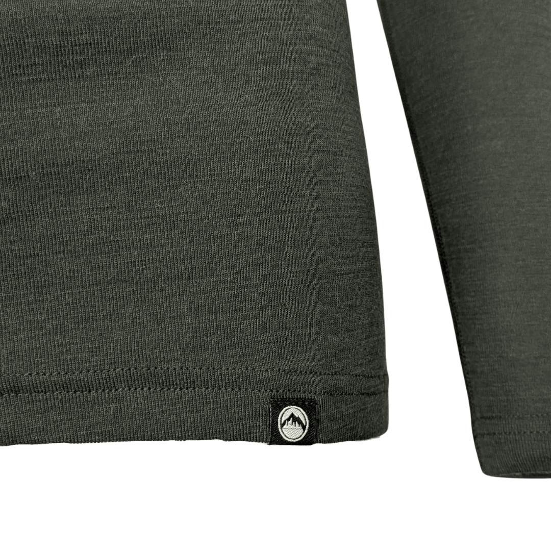 Uldundertrøje dame – 100% merino uld – Treklife - Grøn