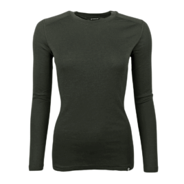 Uldundertrøje dame – 100% merino uld – Treklife - Grøn