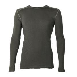 Uldundertrøje herre – 100% merino uld – Treklife - Grøn