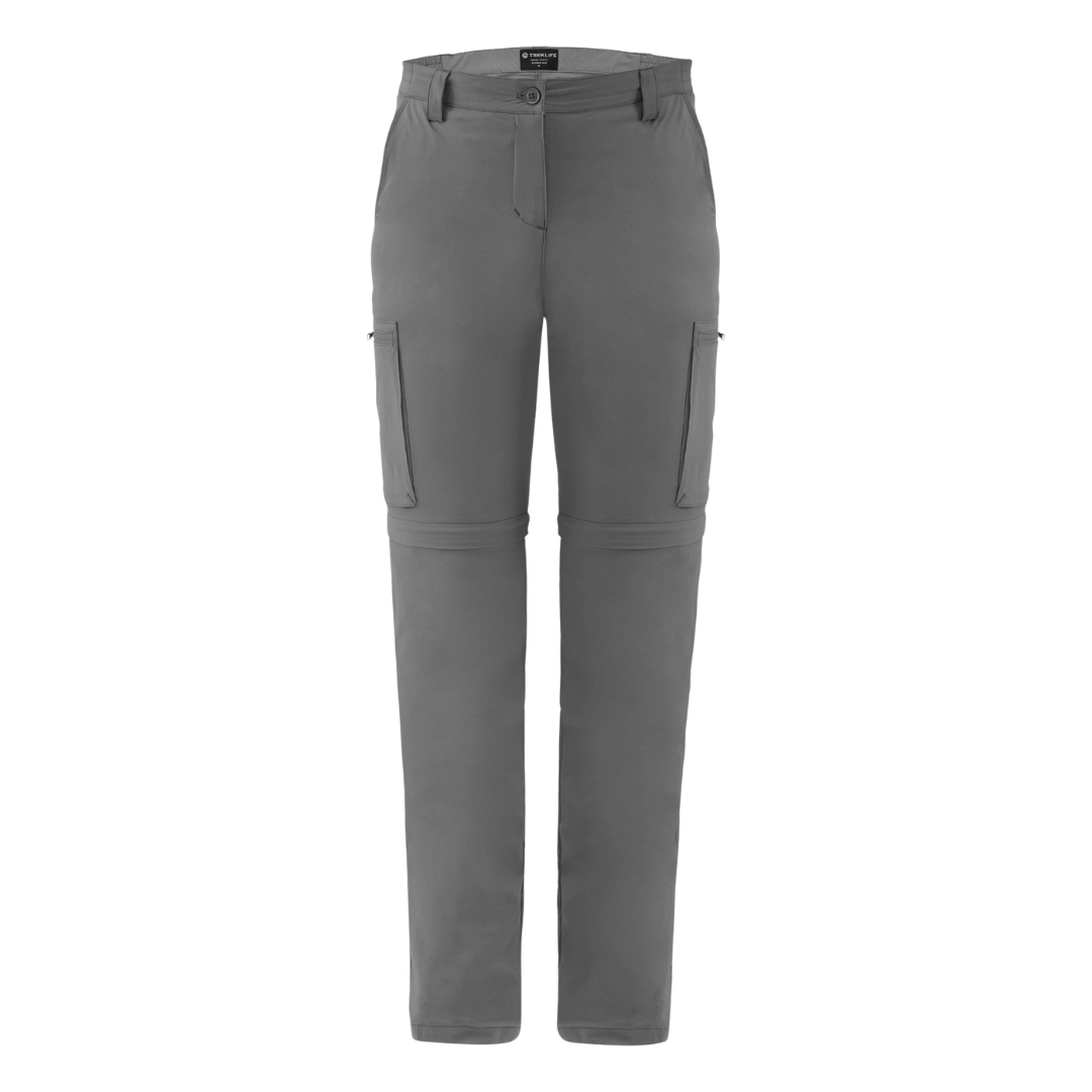 Vandrebukser dame - Treklife Zip-off pants - Grå