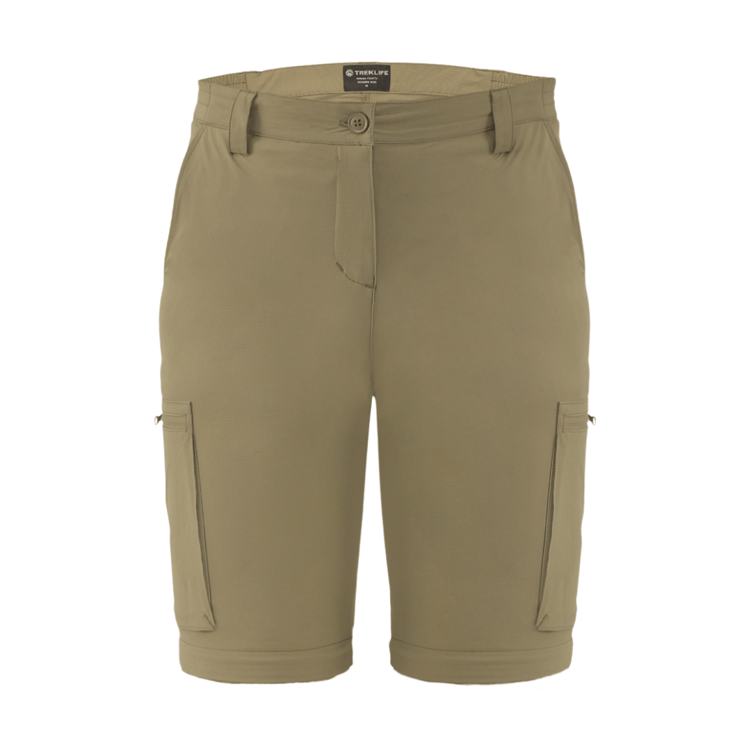 Vandrebukser dame - Treklife Zip-off pants - Sand