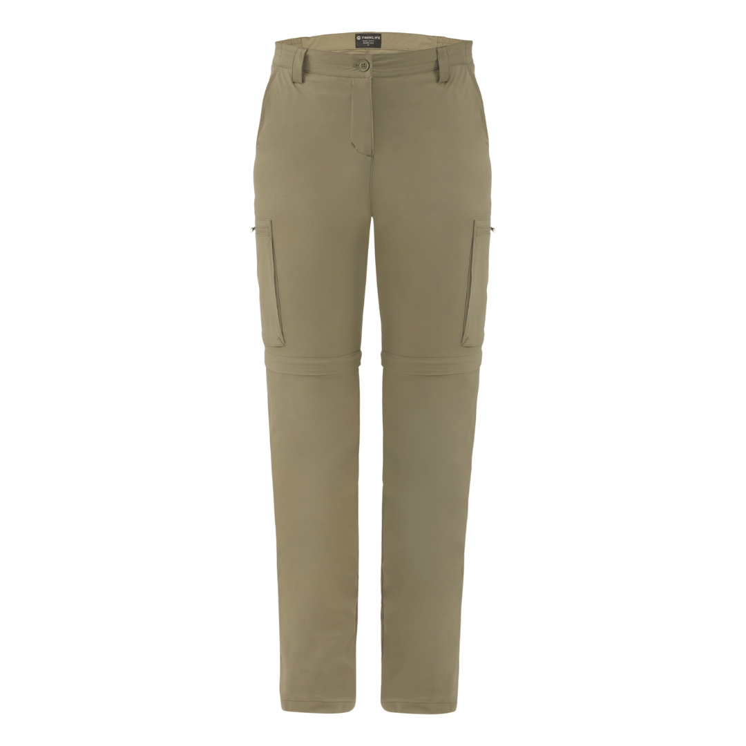 Vandrebukser dame - Treklife Zip-off pants - Sand