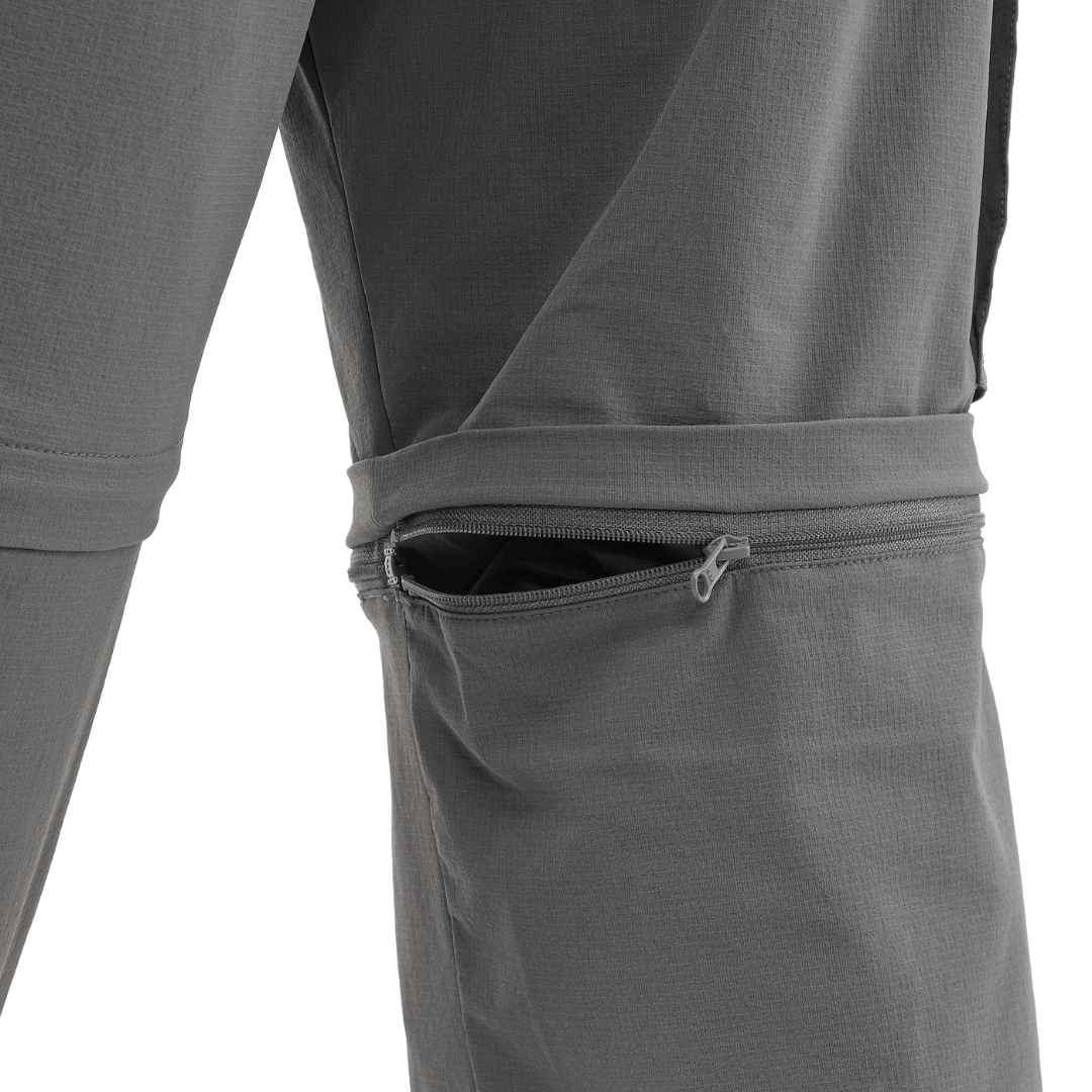 Vandrebukser herre - Treklife Zip-off pants - Grå