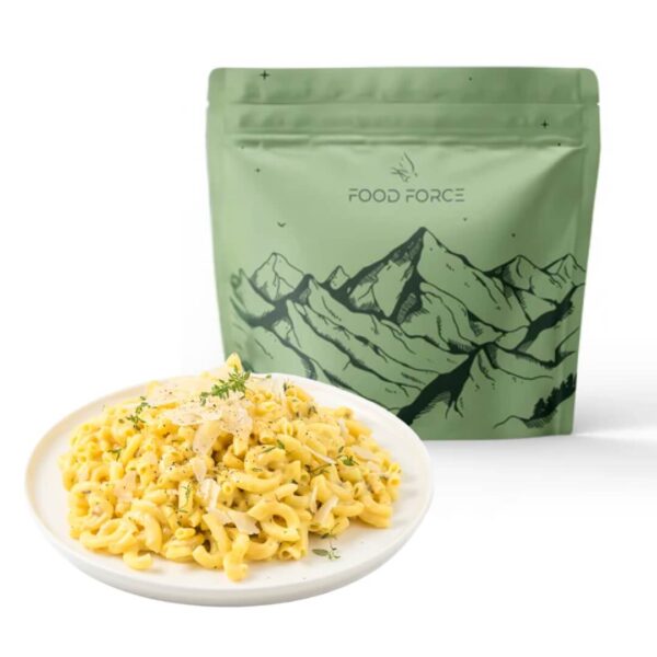 Køb Frysetørret mad - Pasta med ost (vegetarisk) hos Backpackerlife.dk