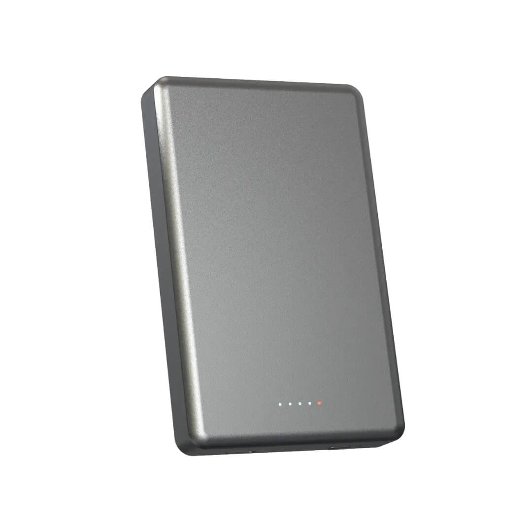 Powerbank - 5.000 mAh - Trådløs opladning - Fast-charge
