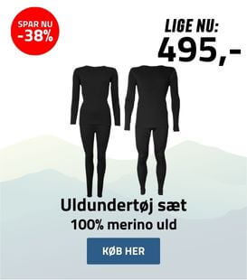 Uldundertøj - 100% merino uld