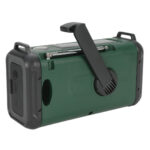 Aquipe Nødradio FM Pro 10.000mAh - Håndsving & Solcelle - Grøn