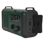 Aquipe Nødradio FM Pro 10.000mAh - Håndsving & Solcelle - Grøn