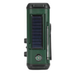 Aquipe Nødradio FM Pro 10.000mAh - Håndsving & Solcelle - Grøn