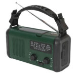Aquipe Nødradio FM Pro 10.000mAh - Håndsving & Solcelle - Grøn