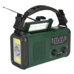 Aquipe Nødradio FM Pro 10.000mAh - Håndsving & Solcelle - Grøn