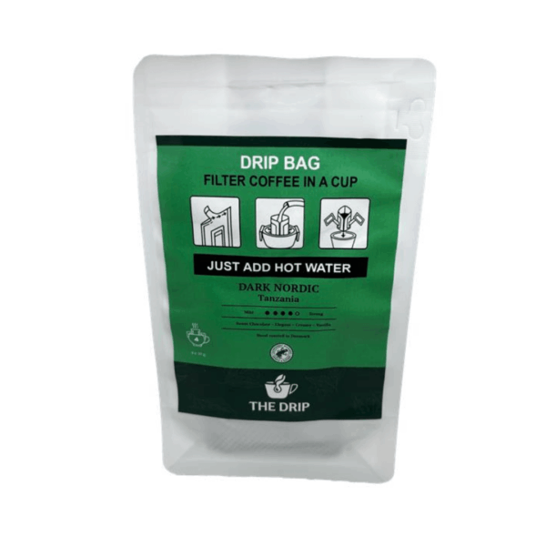 The Drip Dark Nordic 4-pak – Filterkaffe til outdoorturen – Mad